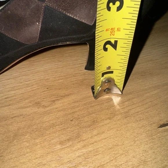 Vintage Manolo Blahnik Kitten Heels Brown and Black Checkered Suede‎ Size 39.5 - Picture 9 of 9